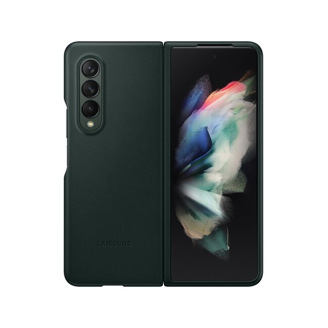 EF-VF926LGEGWW Samsung Leather Cover Galaxy Z Fold3 Green
