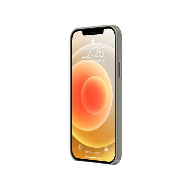 Valenta Leather Back Cover Snap Luxe Apple iPhone 13 Pro Max Grey