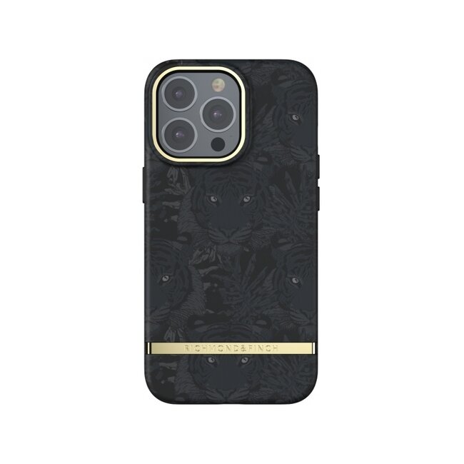 Richmond & Finch Freedom Series One-Piece Apple iPhone 13 Pro Black Tiger