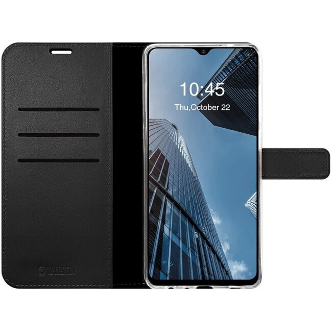Valenta Book Case Gel Skin Samsung Galaxy A02s Black