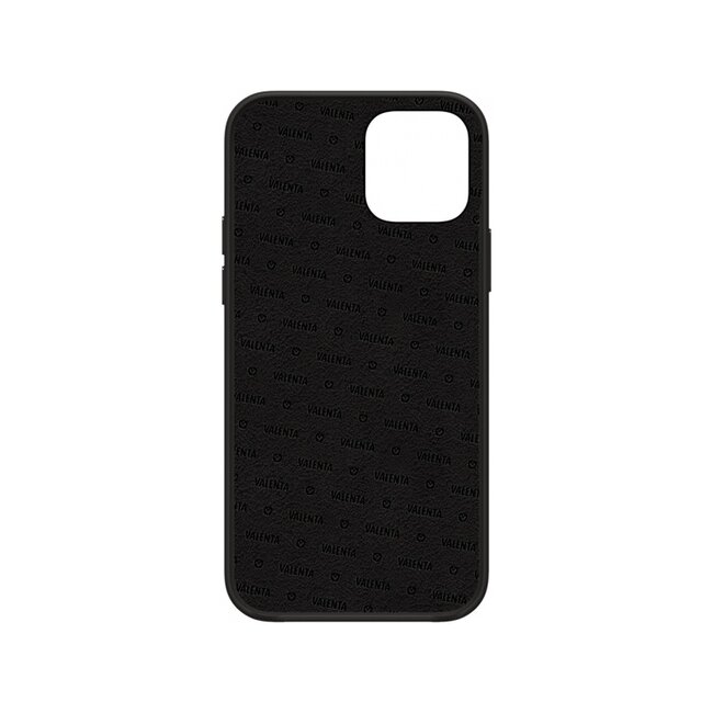 Valenta Leather Back Cover Snap Luxe Apple iPhone 12/12 Pro Black