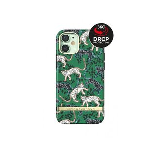 Richmond & Finch Richmond & Finch Freedom Series One-Piece Apple iPhone 12 Mini Green Leopard