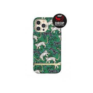 Richmond & Finch Richmond & Finch Freedom Series One-Piece Apple iPhone 12 Pro Max Green Leopard