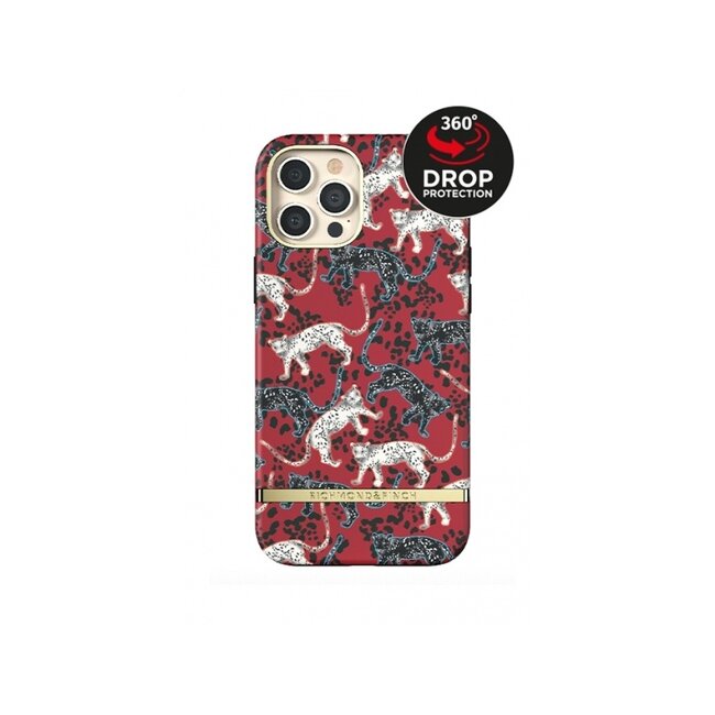 Richmond & Finch Freedom Series One-Piece Apple iPhone 12 Pro Max Samba Red Leopard