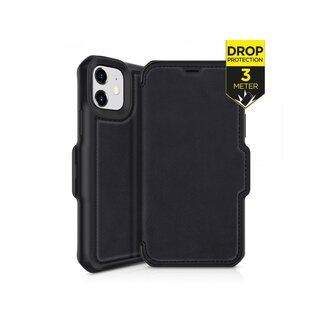 ITSKINS ITSKINS Level 2 HybridFolio Leather for Apple iPhone 12 Mini Pure Black
