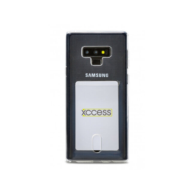 Xccess TPU Card Case Samsung Galaxy Note9 Transparent Clear