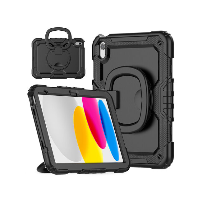 Mobilize Rotating Defender Case Stand Function for Apple iPad 10.9 (2022)/iPad 11 (2025) Black