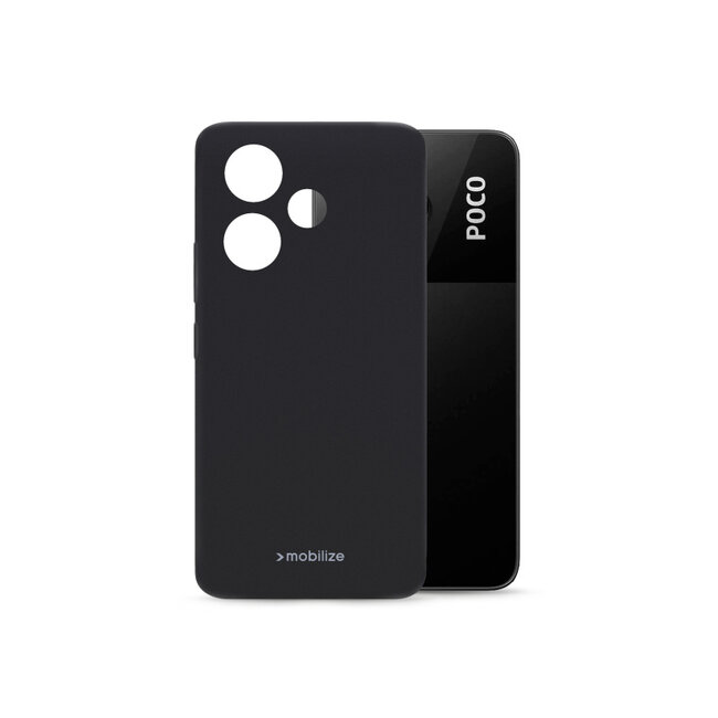 Mobilize Rubber Gelly Case Xiaomi Poco M6 4G/Redmi 13 4G Matt Black