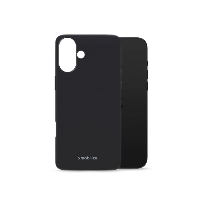 Mobilize Rubber Gelly Case Apple iPhone 16 Plus Matt Black