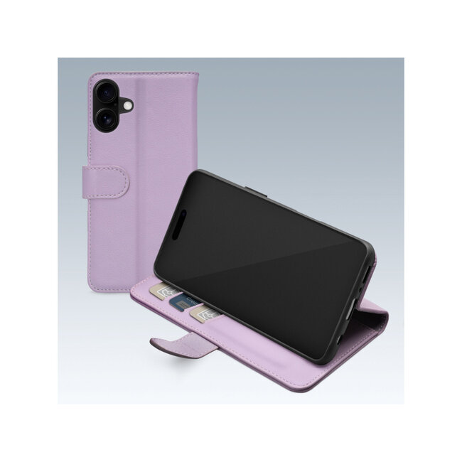 Mobilize Premium Gelly Wallet Book Case Apple iPhone 16 Plus Purple