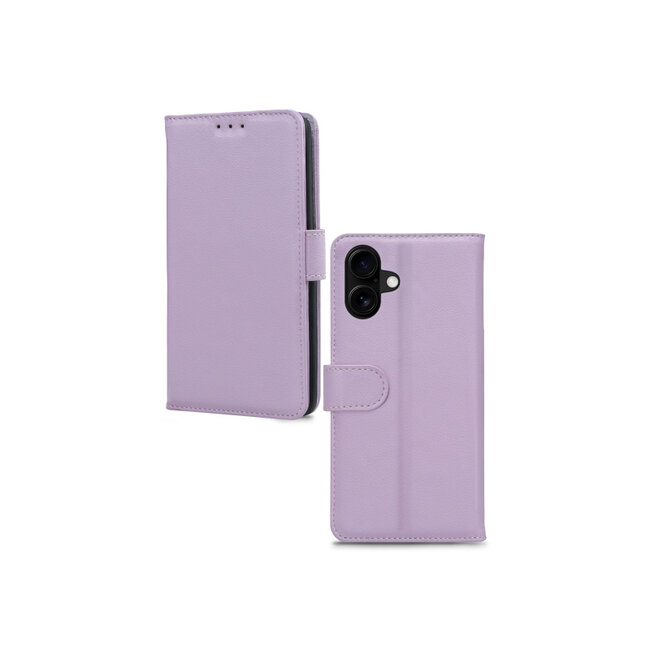 Mobilize Premium Gelly Wallet Book Case Apple iPhone 16 Plus Purple