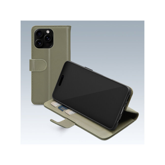 Mobilize Premium Gelly Wallet Book Case Apple iPhone 16 Pro Green