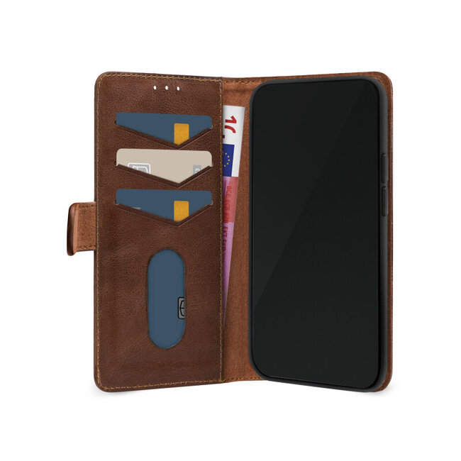 Mobilize Leather Wallet Apple iPhone 16 Brown