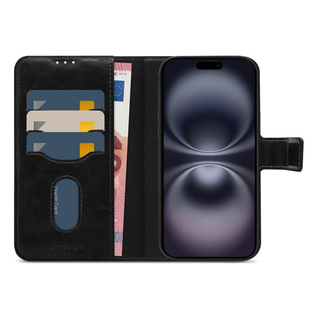 Mobilize 2in1 Magsafe Compatible Gelly Wallet Case Apple iPhone 16 Plus Black