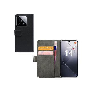 Mobilize Mobilize Classic Gelly Wallet Book Case Xiaomi 14 Black