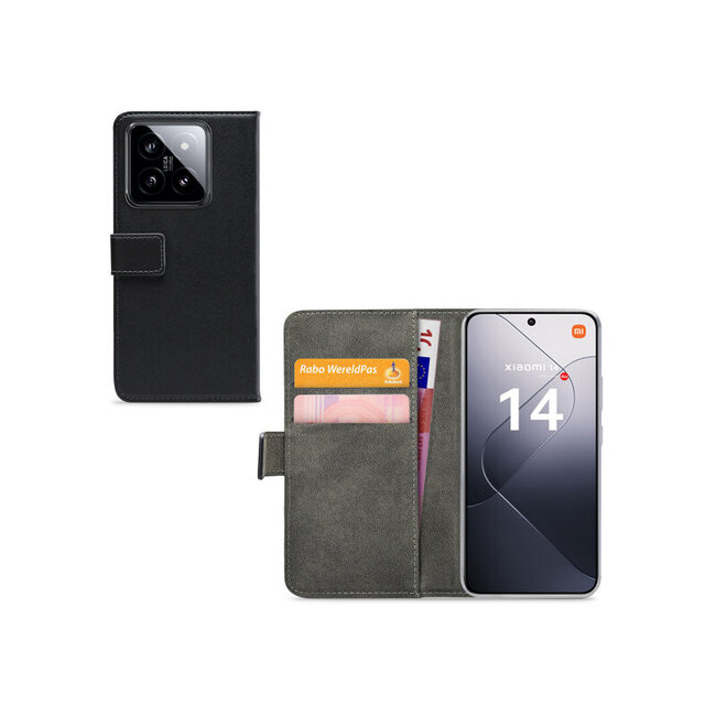 Mobilize Classic Gelly Wallet Book Case Xiaomi 14 Black