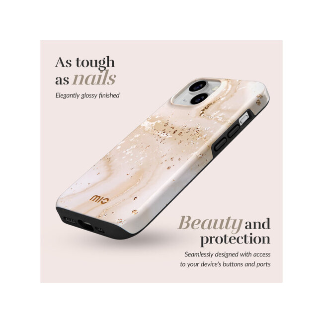 MIO Gold Marble Magsafe Compatible for iPhone 13 Pro