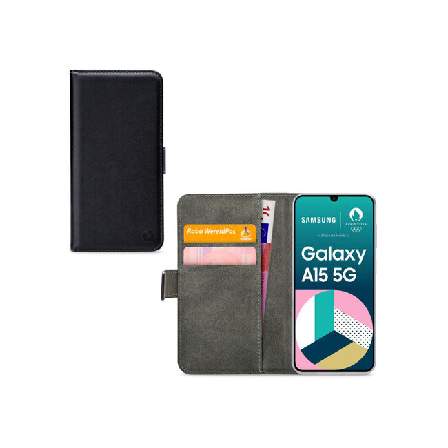 Mobilize Classic Gelly Wallet Book Case Samsung Galaxy A15 4G/5G Black