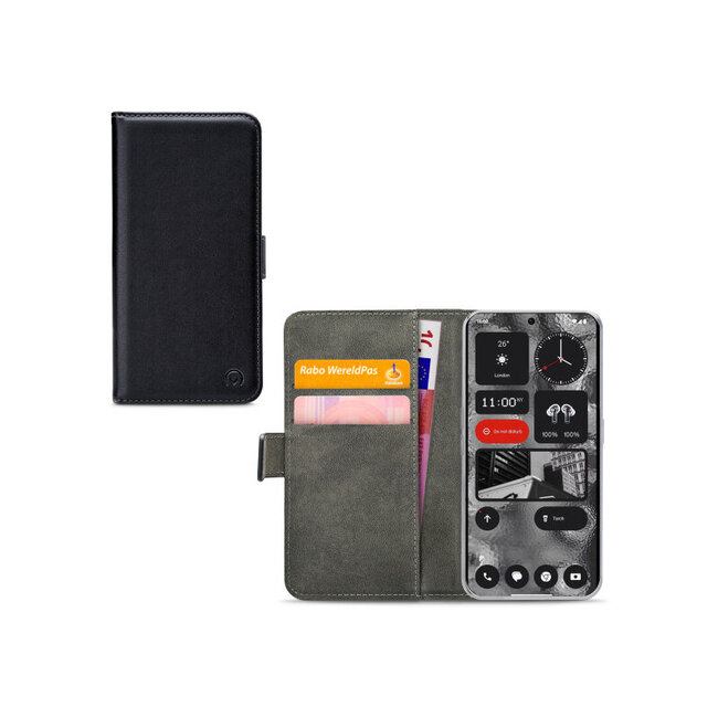 Mobilize Classic Gelly Wallet Book Case Nothing Phone (2) Black