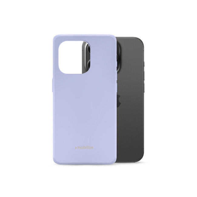 Mobilize Rubber Gelly Case Apple iPhone 15 Pro Pastel Purple