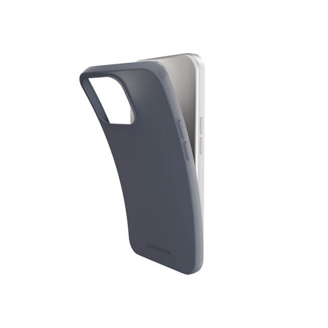 Mobilize Rubber Gelly Case Apple iPhone 15 Pro Matt Blue