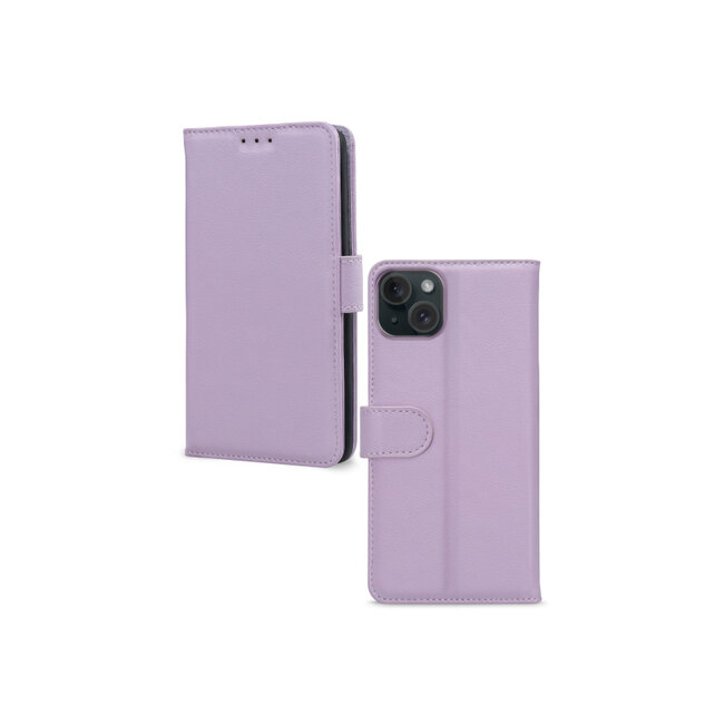 Mobilize Premium Gelly Wallet Book Case Apple iPhone 15 Plus Purple