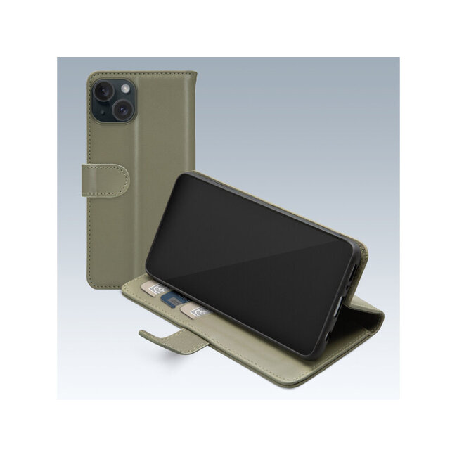 Mobilize Premium Gelly Wallet Book Case Apple iPhone 13/14/15 Green