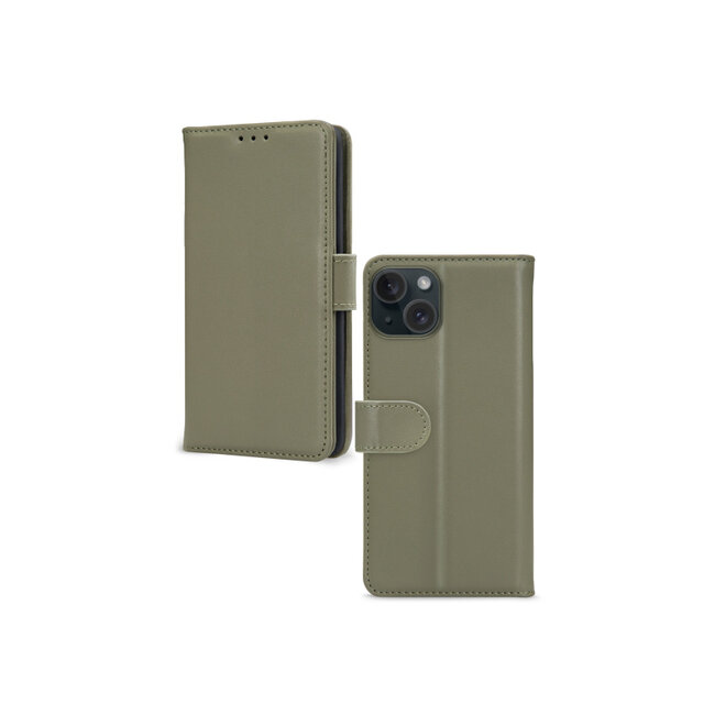 Mobilize Premium Gelly Wallet Book Case Apple iPhone 13/14/15 Green