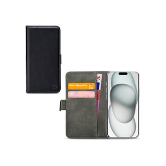 Mobilize Mobilize Classic Gelly Wallet Book Case Apple iPhone 15 Plus Black