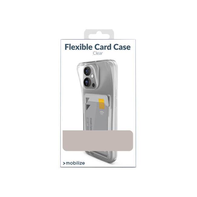 Mobilize Gelly Card Case Apple iPhone 14 Pro Clear