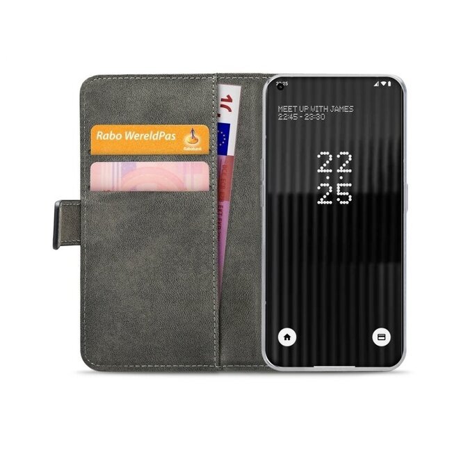 Mobilize Classic Gelly Wallet Book Case Nothing Phone (1) Black