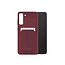 Mobilize Rubber Gelly Card Case Samsung Galaxy S21 FE 5G Matt Bordeaux