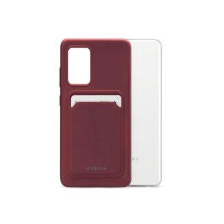 Mobilize Mobilize Rubber Gelly Card Case Samsung Galaxy S20 FE Matt Bordeaux