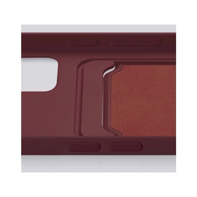 Mobilize Rubber Gelly Card Case Samsung Galaxy A32 5G Matt Bordeaux