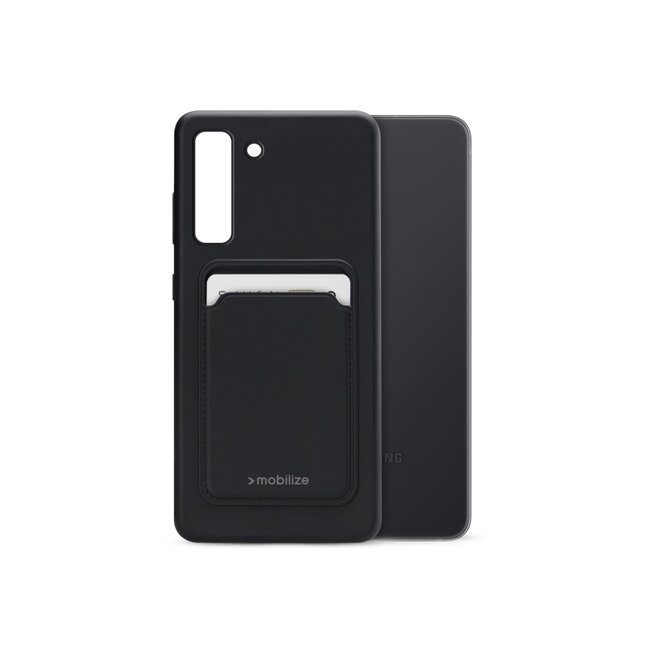 Mobilize Rubber Gelly Card Case Samsung Galaxy S20 FE Matt Black
