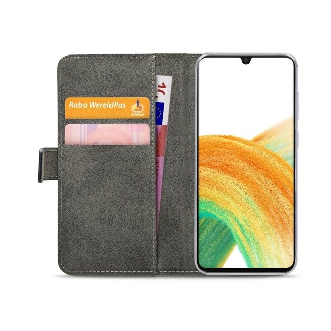 Mobilize Classic Gelly Wallet Book Case Samsung Galaxy A33 5G Black