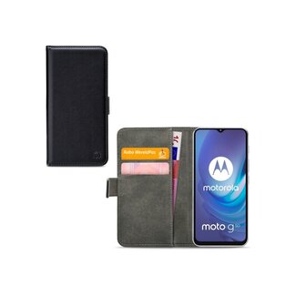 Mobilize Mobilize Classic Gelly Wallet Book Case Motorola Moto G50 Black