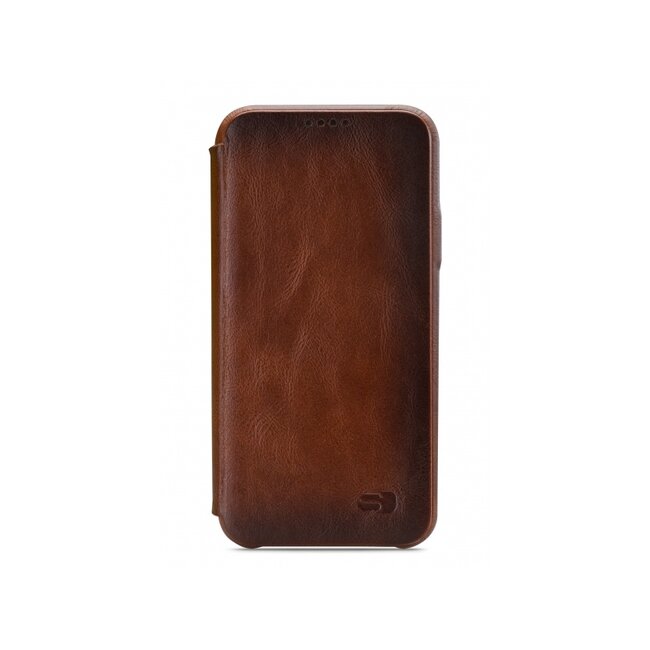 Senza Desire Skinny Leather Wallet Apple iPhone 7 Plus/8 Plus Burned Cognac