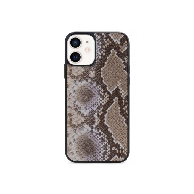 Mobilize 2in1 Elegant Magnet Clutch Apple iPhone 12 Mini Beige Snake