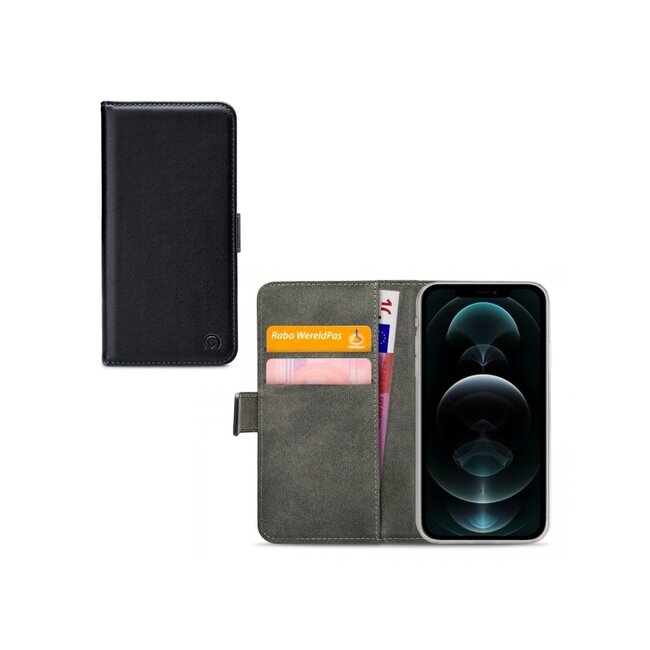 Mobilize Classic Gelly Wallet Book Case Apple iPhone 12 Pro Max Black