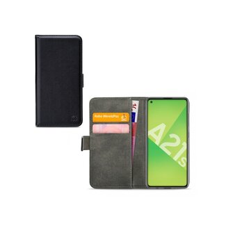 Mobilize Mobilize Classic Gelly Wallet Book Case Samsung Galaxy A21s Black