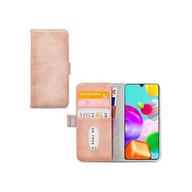 Mobilize Elite Gelly Wallet Book Case Samsung Galaxy A41 Soft Pink