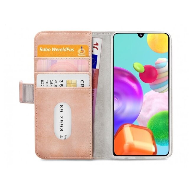 Mobilize Elite Gelly Wallet Book Case Samsung Galaxy A41 Soft Pink