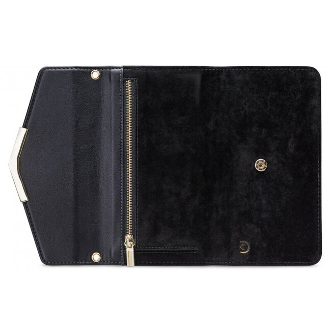 Mobilize 2in1 Gelly Velvet Clutch for Apple iPhone 6 Plus/6S Plus/7 Plus/8 Plus Deep Black