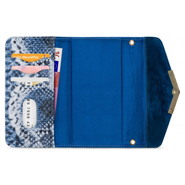 Mobilize 2in1 Gelly Velvet Clutch for Apple iPhone 6/6S/7/8/SE (2020/2022) Royal Blue Snake