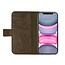 Senza Desire Leather Wallet Apple iPhone 11 Pro Burned Olive