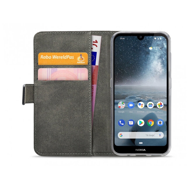 Mobilize Classic Gelly Wallet Book Case Nokia 4.2 Black