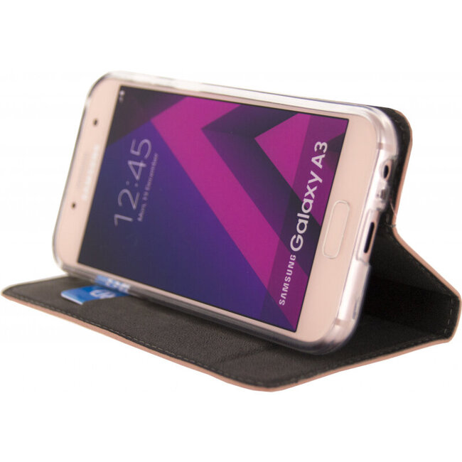 Mobilize Premium Gelly Book Case Samsung Galaxy A3 2017 Soft Pink