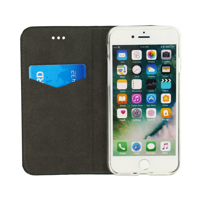 Mobilize Premium Gelly Book Case Apple iPhone 6/6S/7/8/SE (2020/2022) Black