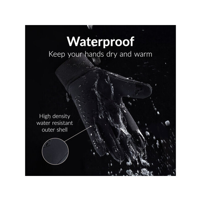 Mobilize Smart Winter Gloves (M) Black